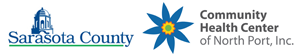 Sarasota County and Community Health Center of North Port logos